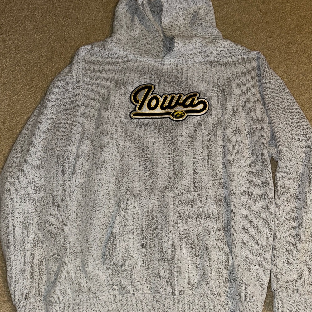 Gray Iowa Hoodie